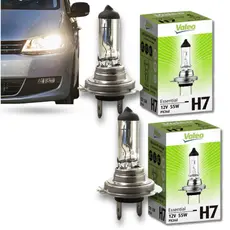 2 Lâmpada Farol Original Valeo H7 12v 55w Amarelo