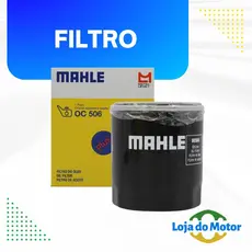 Filtro de óleo Fiat Uno Mille 1990 1991 1992 até 1999 fiasa 1.0 1.5 oc506 original Mahle Metal Leve