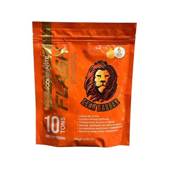 Pó descolorante FLASH Ultrarrápido 300G - Leon Barber