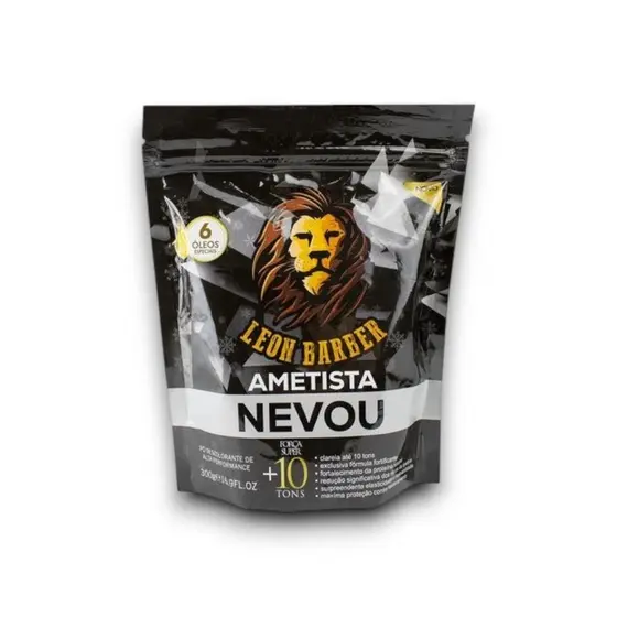 Pó Descolorante AMETISTA 10 tons 300G - Leon Barber