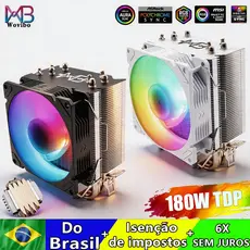 Wovibo Cpu Cooler Ventilador Argb Rgb Intel 1155 115x 1200 1700 2011 X79 X99 Amd Am4 Am5 Radiador