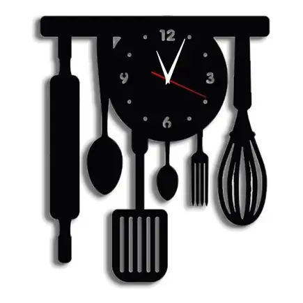 Relógio De Paredes - Decorativo Modelo Cozinha Promoção
