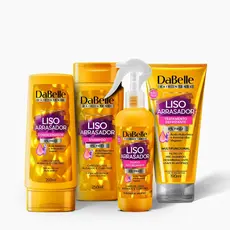 Kit Disciplinante  Liso Arrasador Dabelle Hair - 4 Produtos