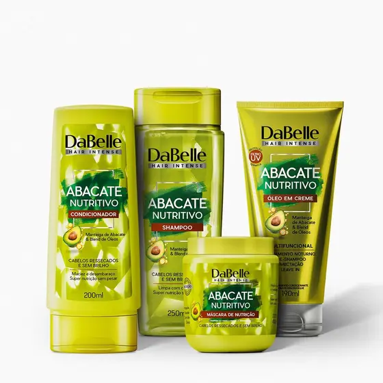 Kit Hidratação e Nutrição Abacate Nutritivo - Dabelle Hair