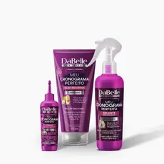 Kit Crescimento Meu Cronograma Perfeito Dabelle Hair - 3 Produtos