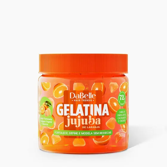Gelatina Jujuba de Laranja - DaBelle Hair 500g
