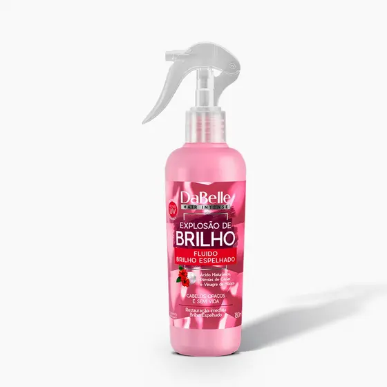 Fluido Brilho Espelhado Explosão de Brilho Dabelle Hair 180ml