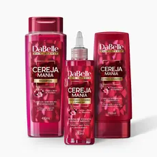 Kit Brilho e Alinhamento Cereja Mania - DaBelle Hair 3 Produtos