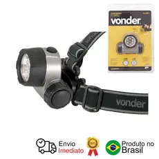 Lanterna De Led Para Cabeça Lc 007 3 Pilhas AAA - Vonder
