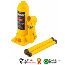 Macaco Hidráulico Tipo Garrafa 2 Toneladas (2 Tf) Vonder