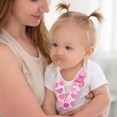 Prendedores de Chupeta Universal Menina e Menino Várias Estampas