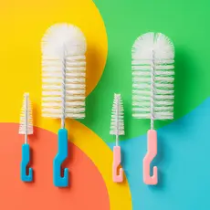 Kit Escova Mamadeira, Bicos e Garrafas Infantil Completa