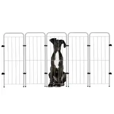 Cercado Aramado Portão Pet Portátil Segurança Dobrável 98cm Cachorro Móvel Criança