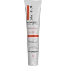 Creme Hidratante para Pés Dermoconstrutor NAT HOF 80g | Pés Ressecados, Rachados, Sensíveis | Toque Seco/ Sem Parabenos