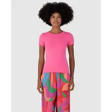 Blusa Básica Feminina Decote Redondo Em Algodão