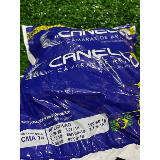Kit 15 X Câmaras Traseira Mais Grossa 90/90-18-Dianteira 2.75-18 Moto CG Titan125/150 | Fan 160 | YBR | CMA 18 | CANELLO