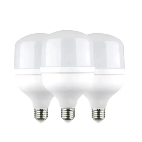 Kit c/ 3 Lâmpadas LED Bulbo 50W 3250lm 6500K Branco Frio Bivolt E27