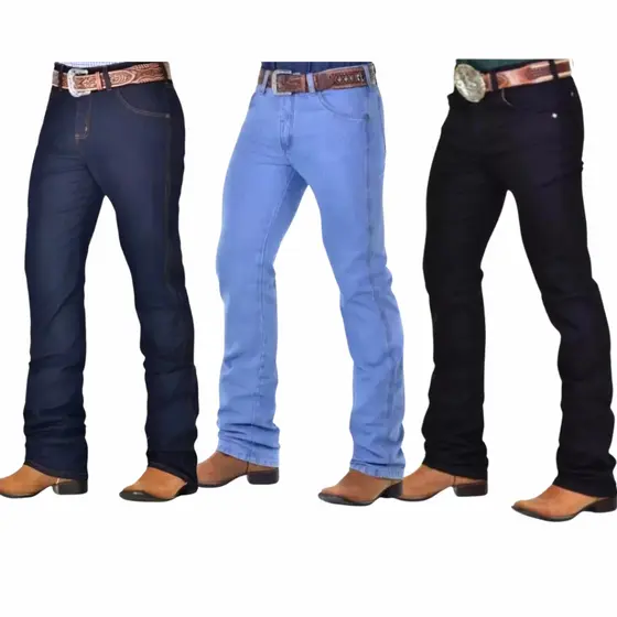 Calça Jeans Masculina Country Linha premium C/ Elastano e Lycra