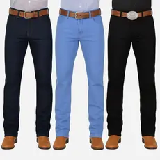 Calça Masculina Jeans Country Premium Tradicional Com Elastano Promoção