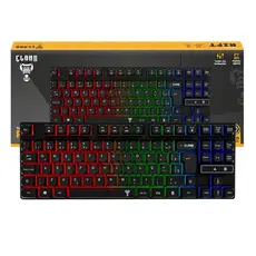 Teclado Gamer Membrana Rift 80% ABNT-2 led RGB Clanm