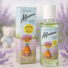 Colônia Seiva de Alfazema Lavanda ORIGINAL 118ml – Uso Diário em Bebês, Pós-Banho, Roupas e Lençóis