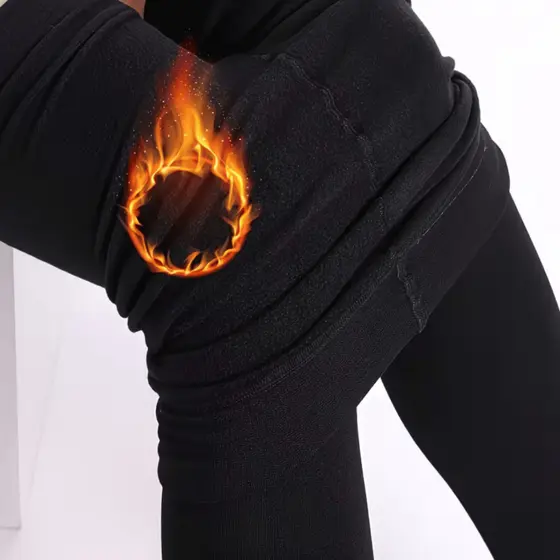 Kit 2 Calças Termica Flanelada Legging Academia Suplex Grossa Modeladora Leg Cintura Alta Peluciada