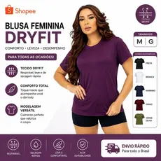 Blusa Feminina Long Line Dry Fit com Tecido Leve e Confortável para Academia