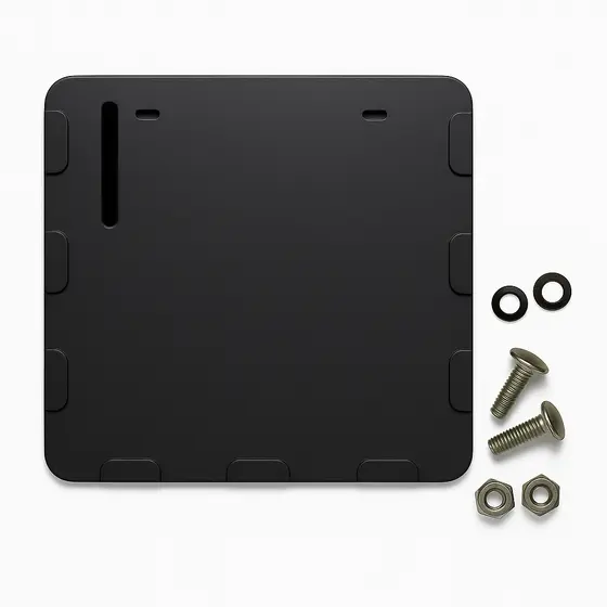 Suporte Placa Moto Universal Preto Instalação Facil Padrao Mercosul Sem Adaptador Com Parafusos