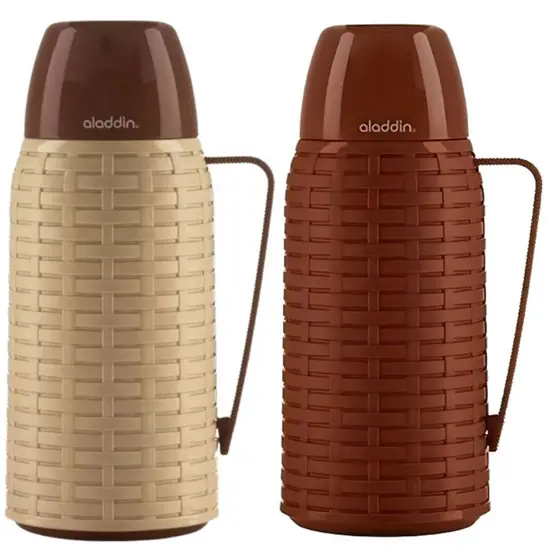 Garrafa Cafe Termica Aladdin 1L Original Rattan Cha Chimarrao
