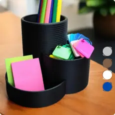Porta Caneta Organizador De Mesa Escritório Para Clip Lápis Tesoura Borracha
