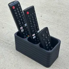 Suporte Controle Remoto Organizador com 3 lugares Design Moderno