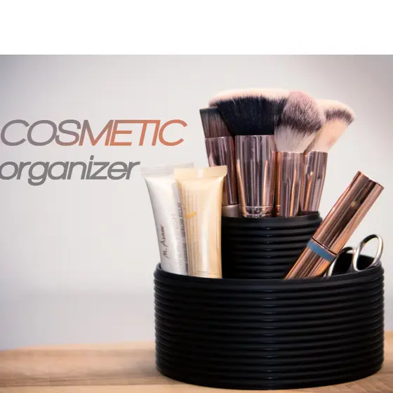 Porta Batom, Cosméticos, Acessórios de Beleza - Organizador Multifuncional de Penteadeira