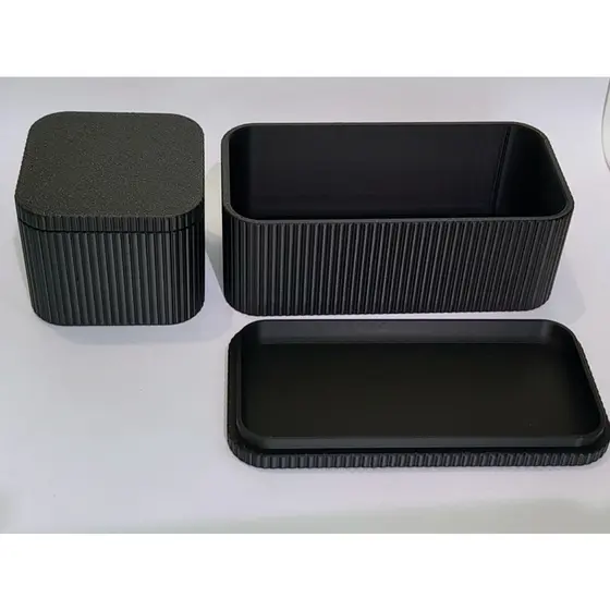 Caixa Decorativa com Tampa | Organizador Moderno em Dois tamanhos Caixa Porta-Objetos
