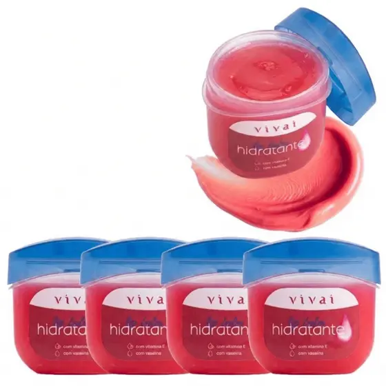 Hidratante Labial Vivai com Vitamina E e Vaselina | Hidratação Profunda