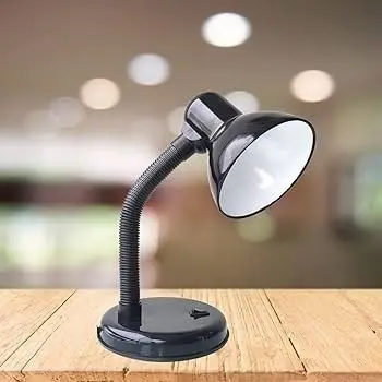 Luminária Mesa Abajur Articulada Flexível Dobrável Bancada Cabeceira Escritório Estudo Moderna