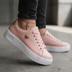 Tênis Feminino Casual Plataforma Leve Macio Dia a Dia caminhada Lançamento