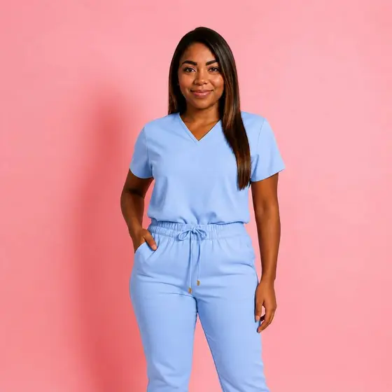 PIJAMA CIRÚRGICO/ SCRUB SIMPLES + BORDADO COM NOME E PROFISSÃO