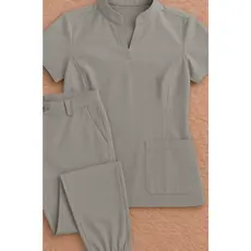 Pijama Cirurgico / Scrub Com Gola Padre + BORDADO NOME E PROFISSÃO INCLUSO