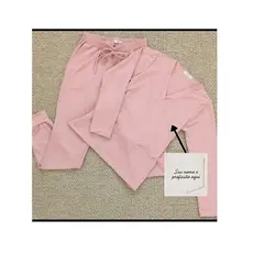 Pijama Cirurgico / Scrub Manga Longa + BORDADO NOME E PROFISSÃO INCLUSO (ESCRITA)