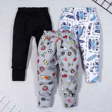 KIT CALÇA PARA BEBÊ 3 PEÇAS EM ALGODÃO PÉ REVERSÍVEL SKATE