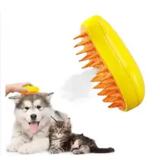 3 Em 1 Escova A Vapor Para Pets Autolimpante Escova de Massagem Removedor De Pêlos Penteador de Animais De Estimação
