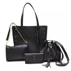 Kit 4 Bolsas Femininas Sacola Bag Femininas Tiracolo Bolsas Femininas Meninas Kit Com 4 Unidades