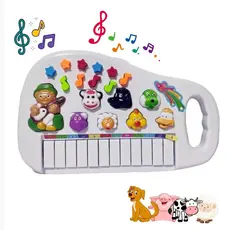 Piano Infantil Teclado Musical Para Criança Som Animais Bebê