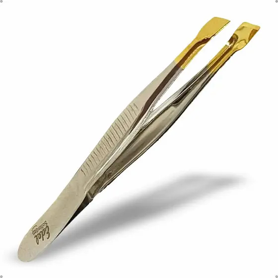 Pinça de Depilação Oblíqua Inox 8cm Edel Solingen 2211.202 Profissional