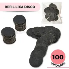 Refil Lixa Disco Pedicuro Adesiva 100 unidades Pedicuro Envio Rápido