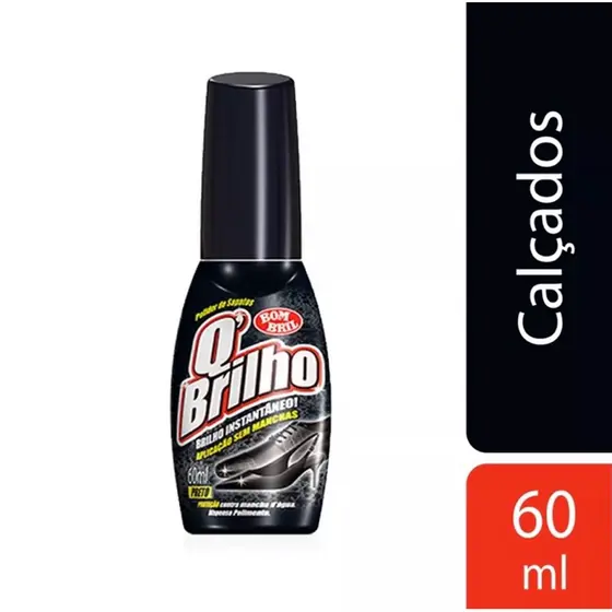 Cera Liquida para Calçados Sapatos Polidor Incolor Graxa Proteção Brilho Preto Marrom  60 ml