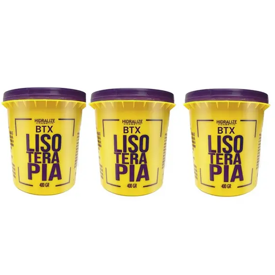 Progressiva BTX sem Formol Orgânica Lisoterapia Hidralise 400g
