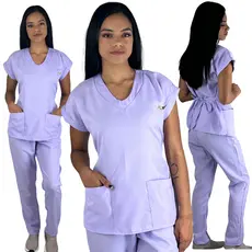Pijama Hospitalar Cirúrgico Scrub Feminino Acinturado Varias Cores Tamanhos