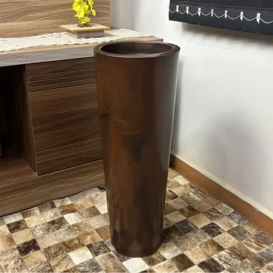 Vaso de Planta cone Ibiza moderno decorativo para casa, jardim