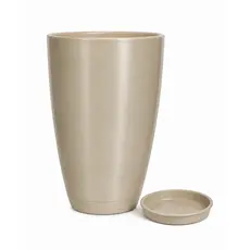 Vaso Para Plantas Decorativo de Polietileno Com Prato Uso Interno e Externo